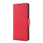 TCL 40 R 5G Θήκη Βιβλίο Κόκκινο Ultra-thin Voltage Side Buckle PU + TPU Phone Case Red