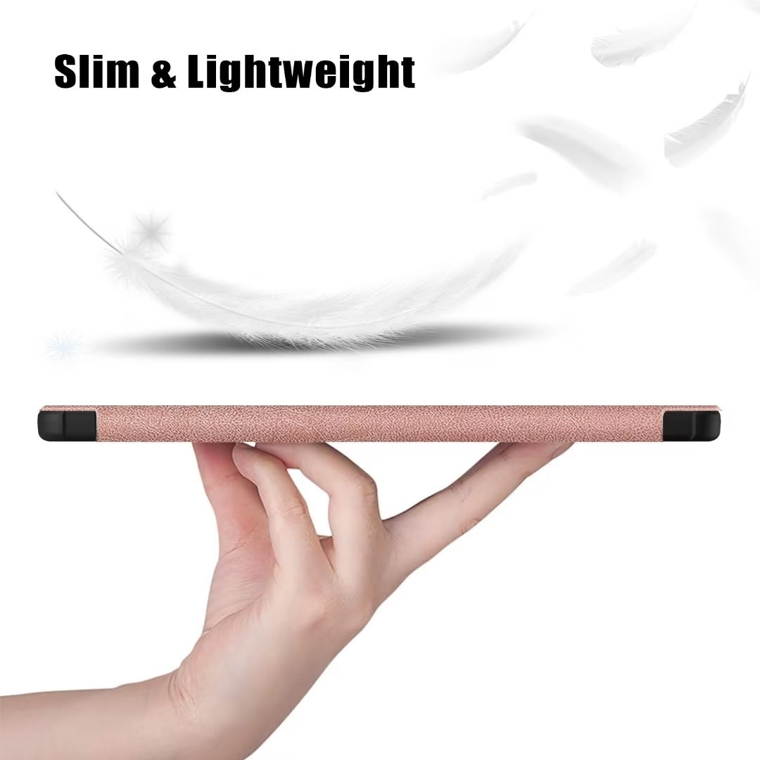 Lenovo Tab M9 9" Θήκη Ροζ Χρυσό 3-folding Smart Tablet Case Rose Gold