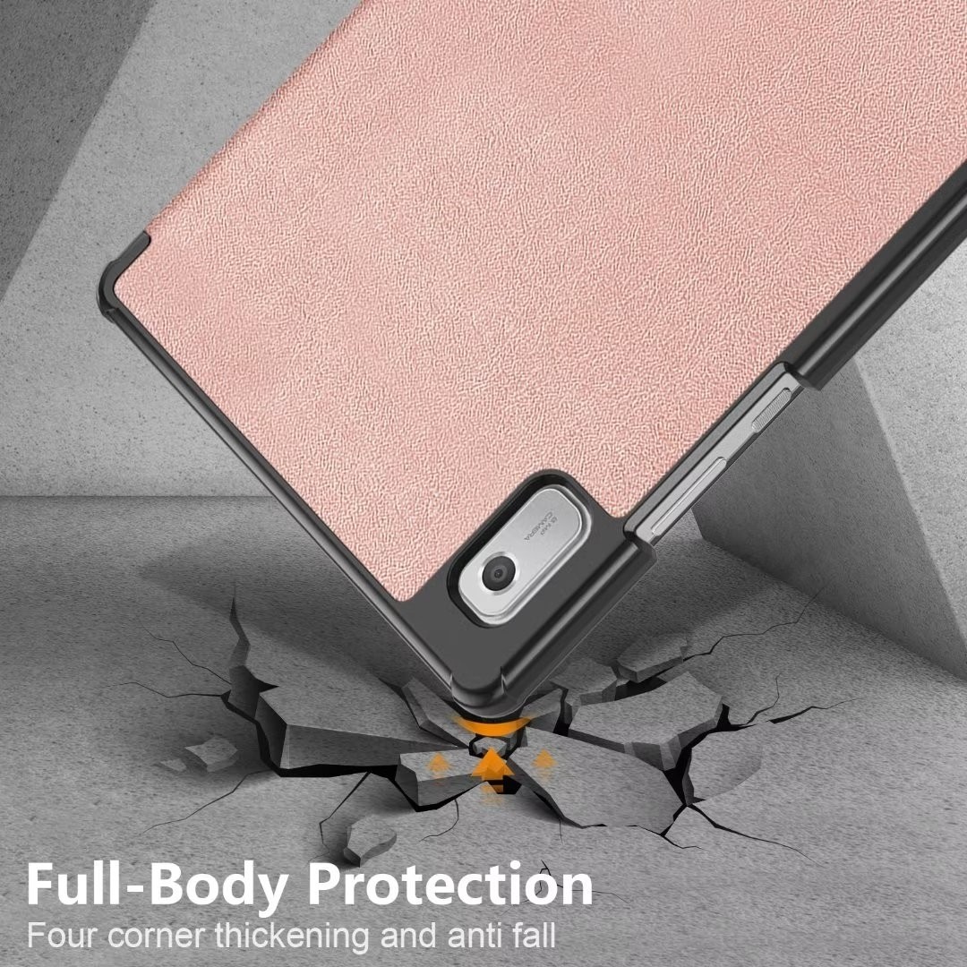 Lenovo Tab M9 9" Θήκη Ροζ Χρυσό 3-folding Smart Tablet Case Rose Gold