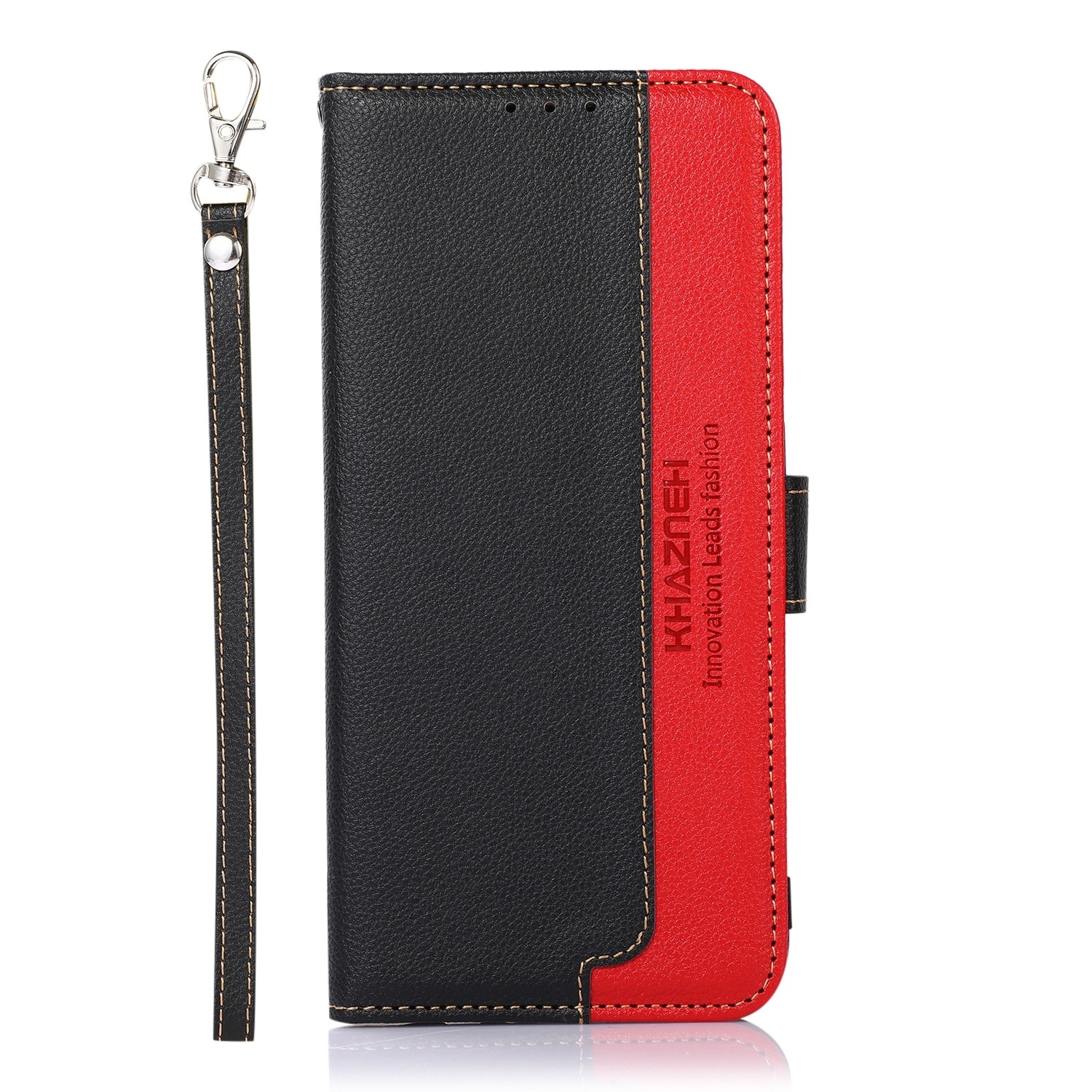 Samsung Galaxy A35 5G Θήκη Βιβλίο Μαύρο KHAZNEH Litchi Texture RFID Phone Case Black