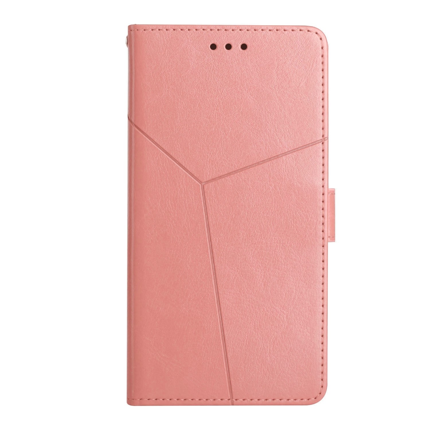 Xiaomi Poco M5 Θήκη Βιβλίο Ροζ HT01 Y-shaped Pattern Flip Phone Case Pink