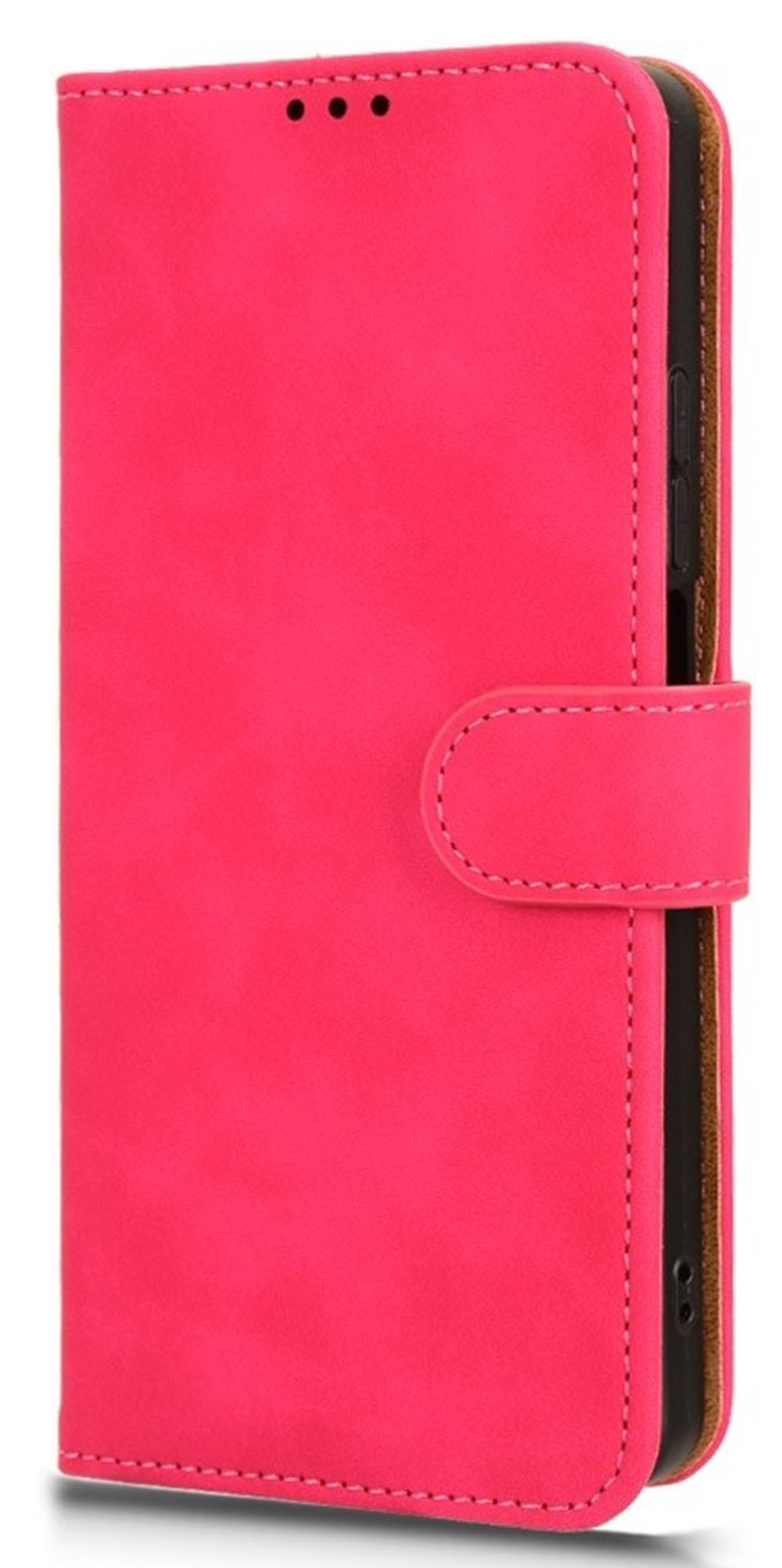 Tel1 TCL 40 SE Rhombic Grid Θήκη Βιβλίο - Rose Red