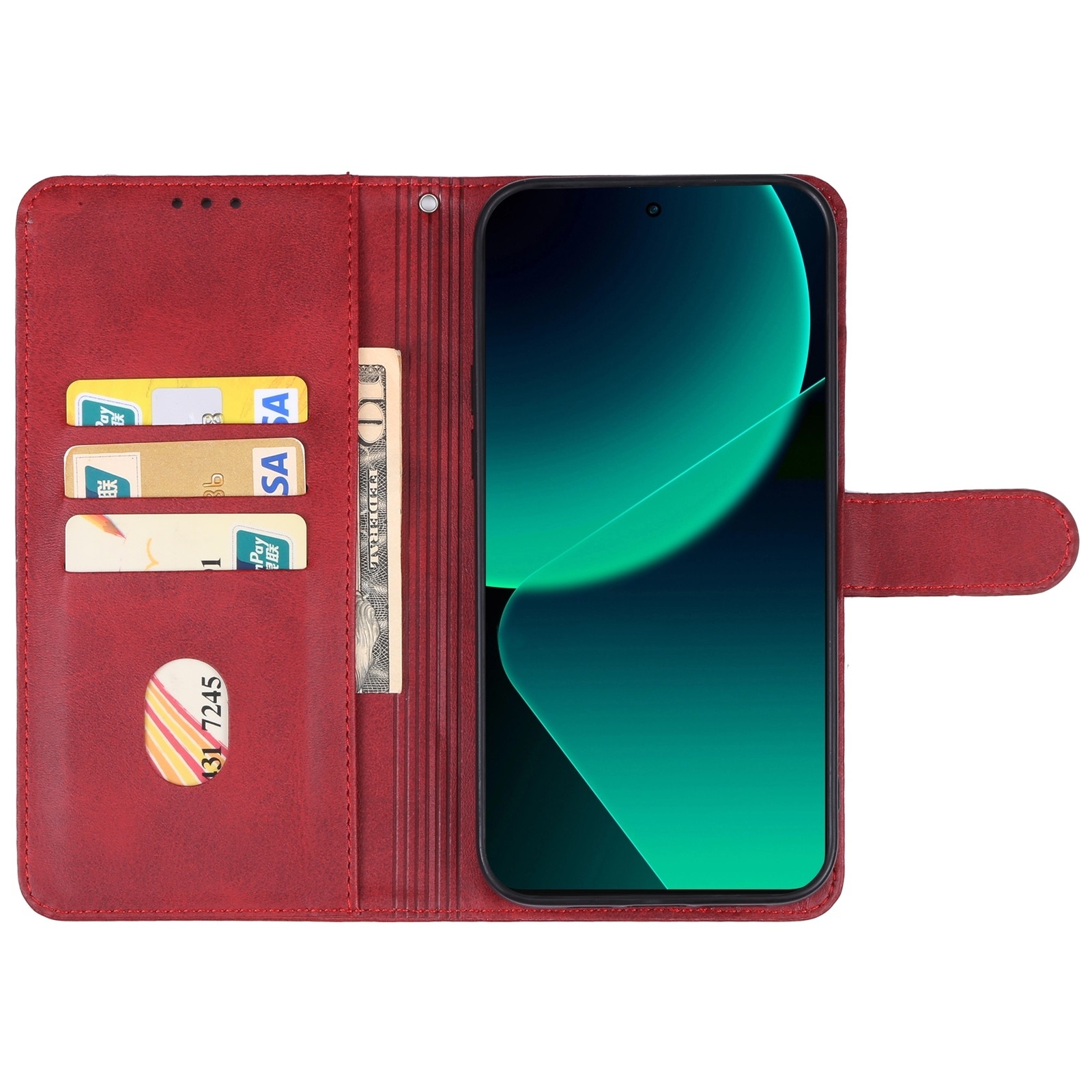 Xiaomi 14 Pro Θήκη Βιβλίο Κόκκινο Phone Case Red