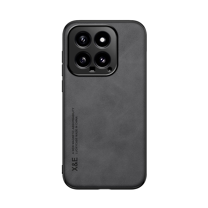 Xiaomi 14 Θήκη Σκο΄ύρο Γκρι Skin Feel Magnetic Back Phone Case Dark Grey
