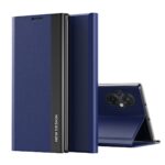 Xiaomi Poco M5 Θήκη Βιβλίο Μπλε Side Electroplated Adsorption Phone Case Blue