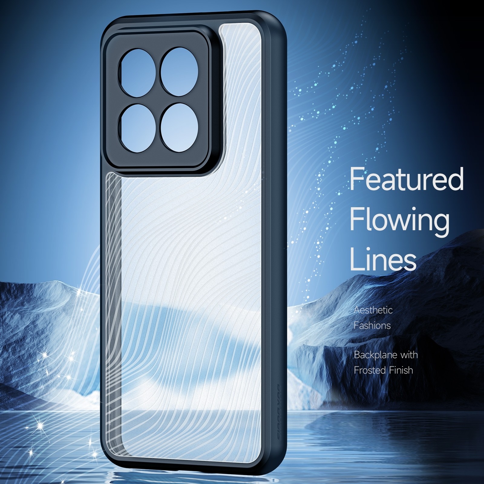 Xiaomi 14 Pro Θήκη Διάφανη Dux Ducis Aimo Series Back Cover Τransparent Black