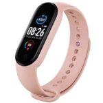 M5 Smart Band με Παλμογράφο Ροζ