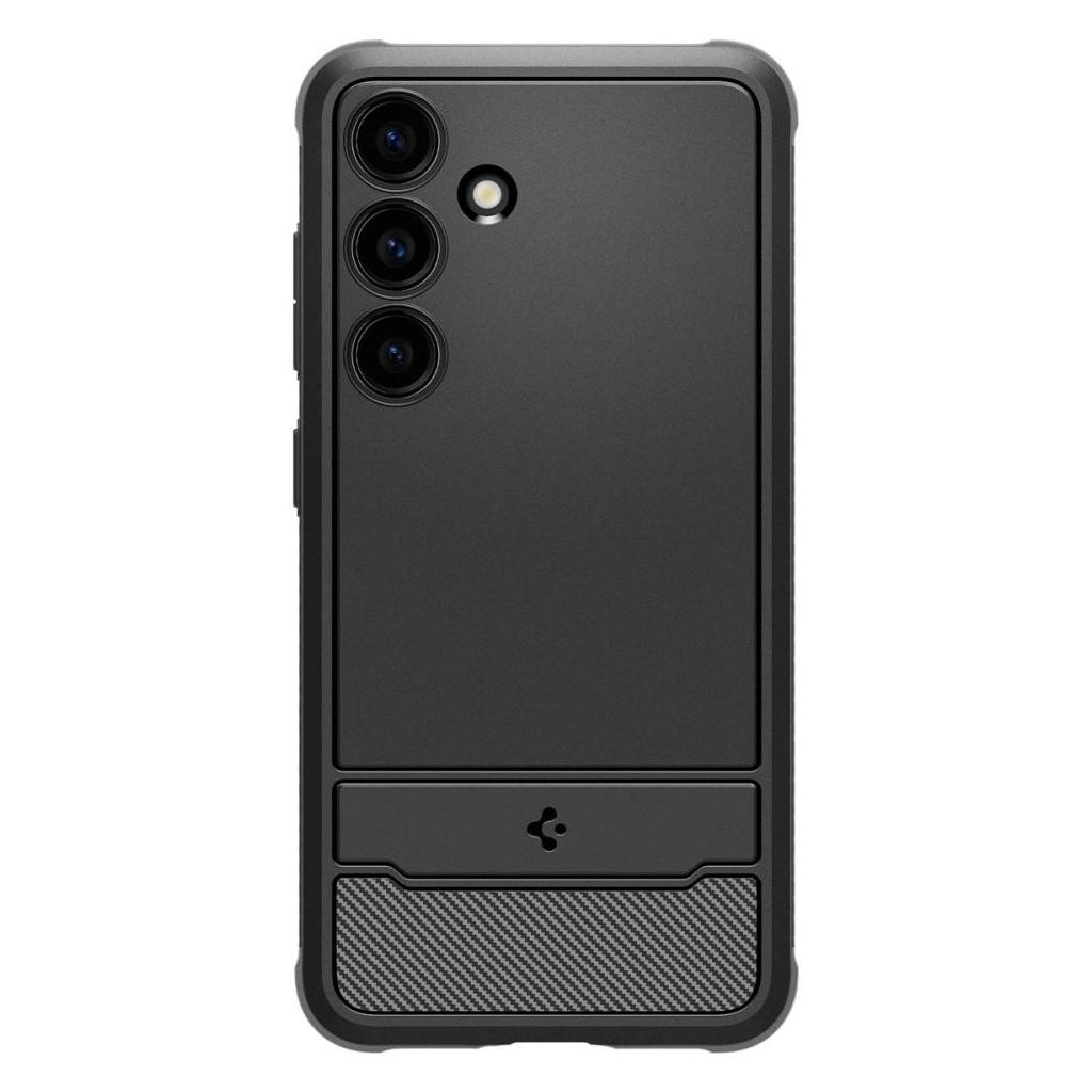 Samsung Galaxy S24 5G Θήκη Μαύρη Spigen Rugged Armor Back Cover Matte Black ACS07346