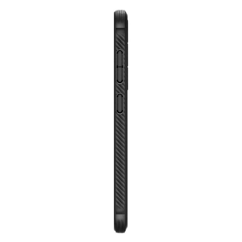 Samsung Galaxy S24 5G Θήκη Μαύρη Spigen Rugged Armor Back Cover Matte Black ACS07346