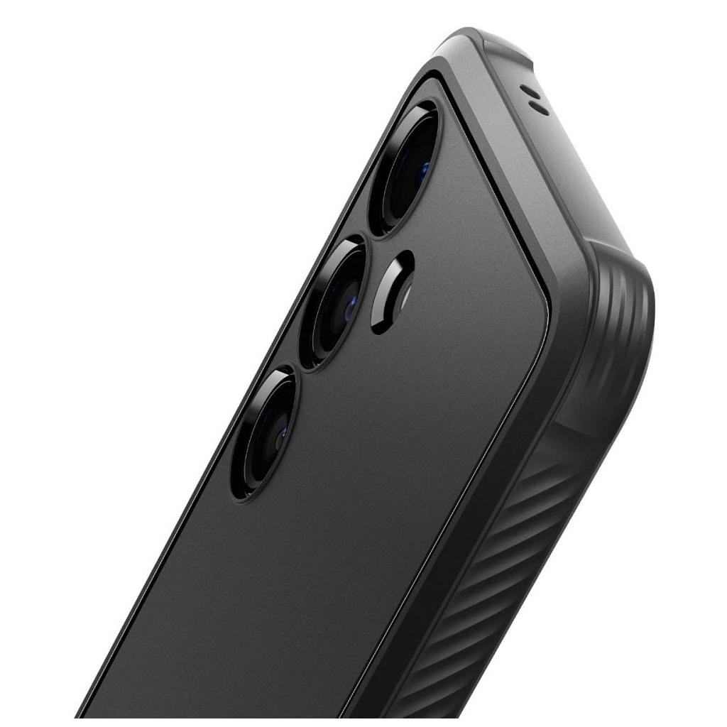 Samsung Galaxy S24 5G Θήκη Μαύρη Spigen Rugged Armor Back Cover Matte Black ACS07346