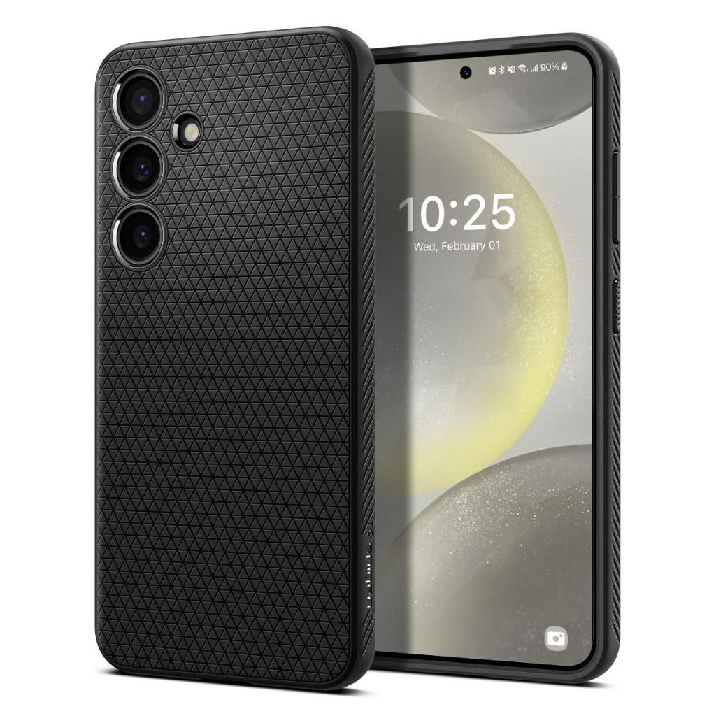 Samsung Galaxy S24 5G Θήκη Μαύρη Spigen Liquid Air Back Cover Matte Black ACS07347