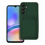 Samsung Galaxy A35 5G Θήκη Σιλικόνης Πράσινη Skin Feel Card Contrast Color Button TPU Phone Case Green
