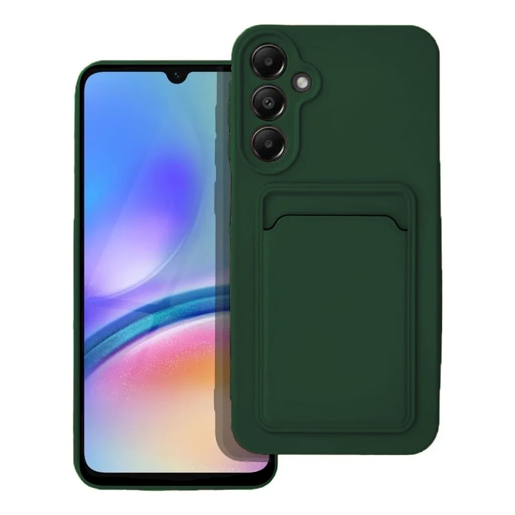 Samsung Galaxy A25 5G Θήκη Σιλικόνης Πράσινη Skin Feel Card Contrast Color Button TPU Phone Case Green
