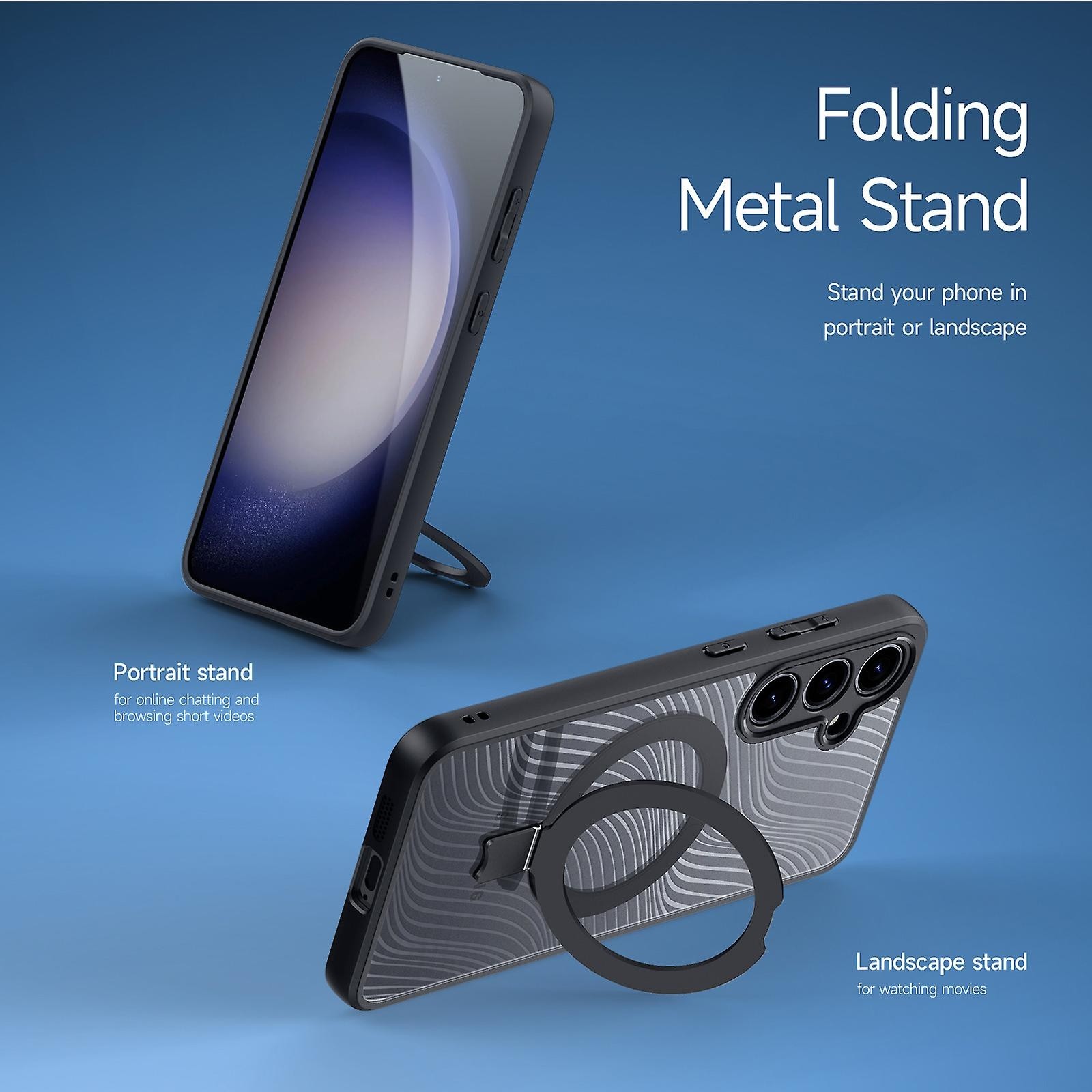 Samsung Galaxy S24 5G Θήκη Μαύρη Armored Case Compatible with MagSafe Dux Ducis Aimo Mag - Black