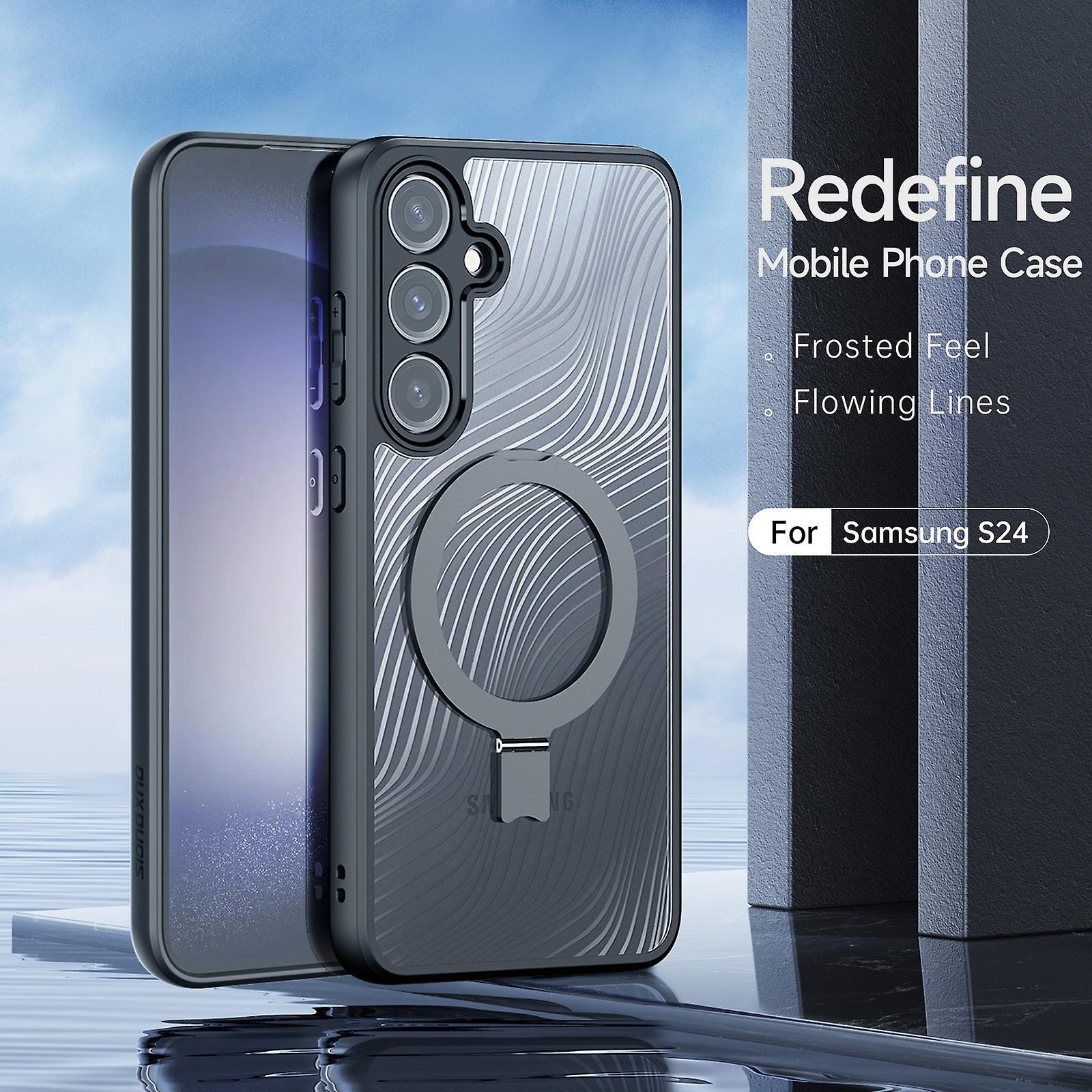 Samsung Galaxy S24 5G Θήκη Μαύρη Armored Case Compatible with MagSafe Dux Ducis Aimo Mag - Black