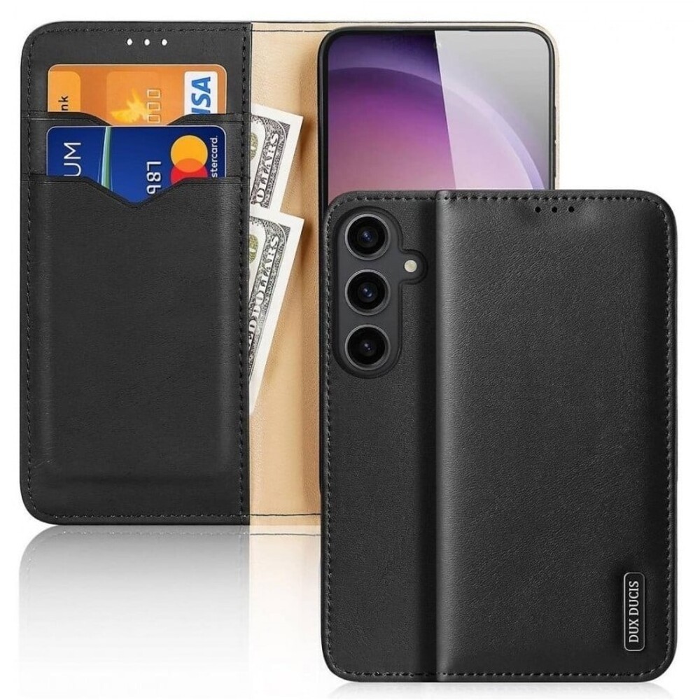 Dux Ducis Samsung Galaxy S24 Plus 5G Hivo Flip RFID Θήκη Βιβλίο - Black