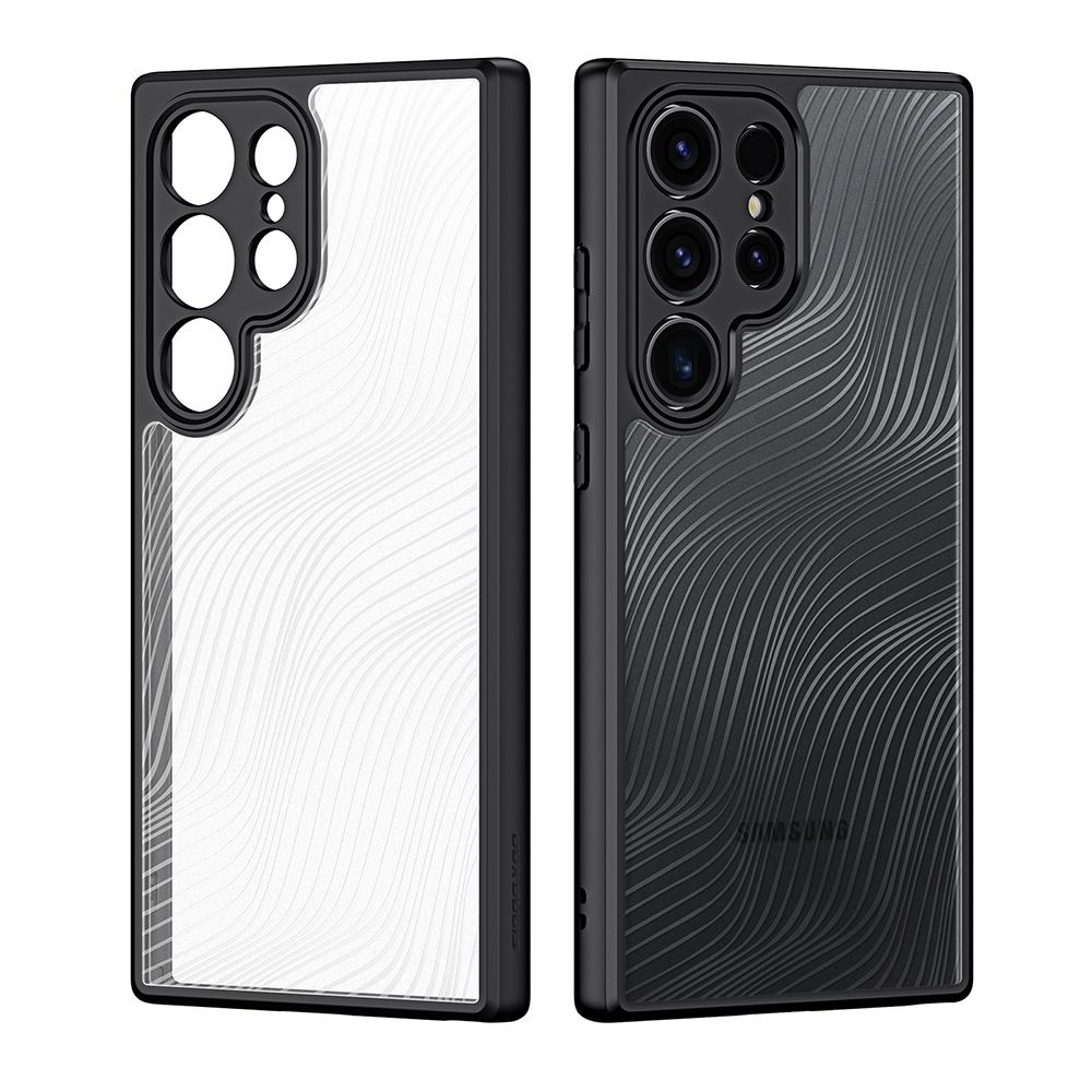 Samsung Galaxy S24 Ultra 5G Θήκη Διάφανη Dux Ducis Aimo Series Back Cover Τransparent Black