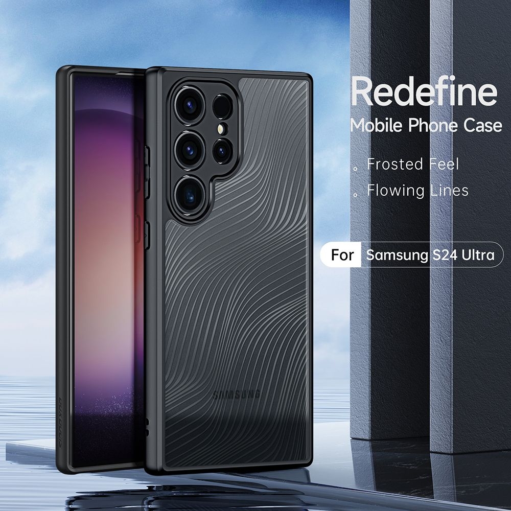 Samsung Galaxy S24 Ultra 5G Θήκη Διάφανη Dux Ducis Aimo Series Back Cover Τransparent Black