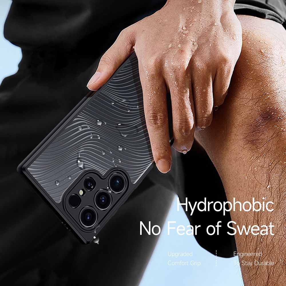 Samsung Galaxy S24 Ultra 5G Θήκη Διάφανη Dux Ducis Aimo Series Back Cover Τransparent Black