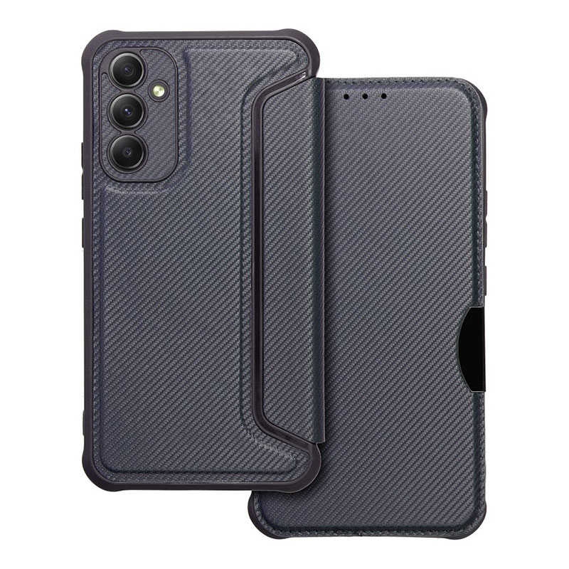 Samsung Galaxy S24 5G Θήκη Βιβλίο Μπλε Forcell Razor Carbon Book Case Blue
