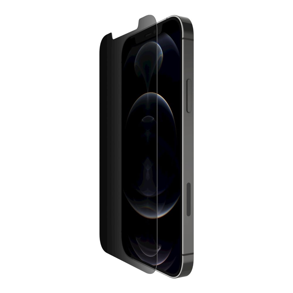 iPhone 12 Pro Max Προστατευτικό Τζαμάκι Μαύρο Full Glue VMAX 9D Tempered Glass Black