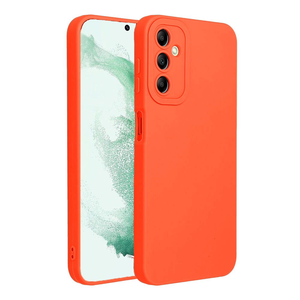 Forcell Samsung Galaxy S23 FE 5G Soft Touch Θήκη Σιλικόνης - Orange