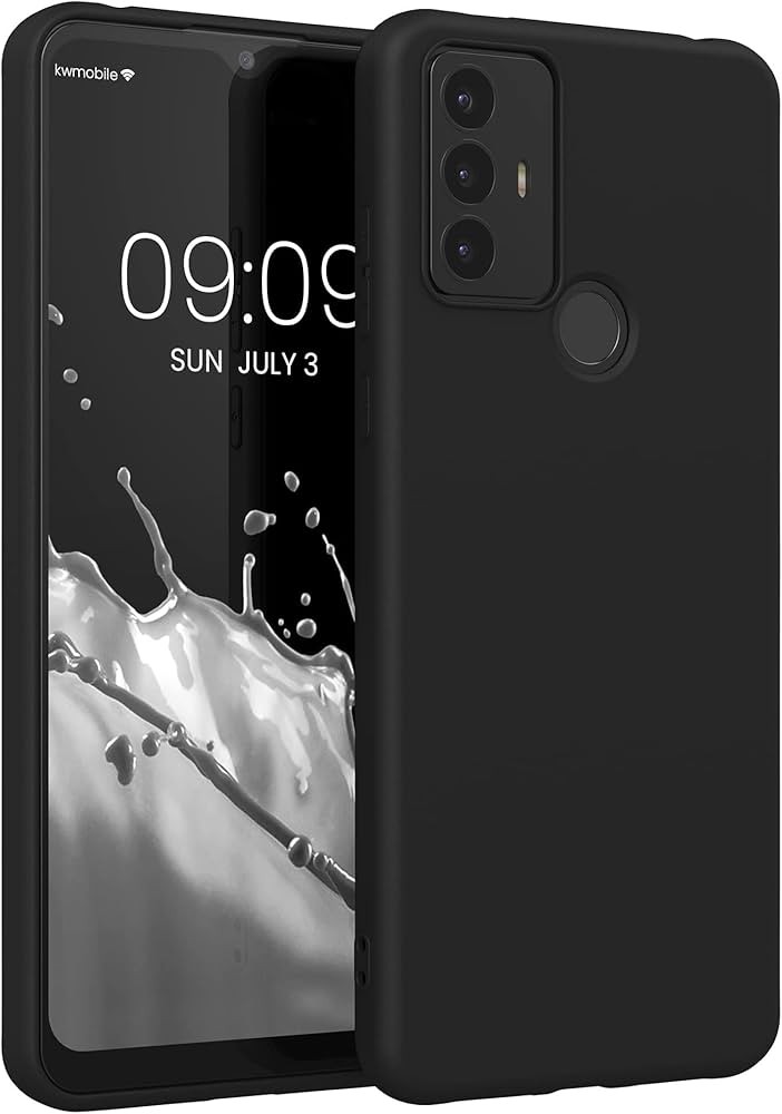 Forcell TCL 306 / 305 / 30 SE / 30 E Matt Θήκη Σιλικόνης - Black