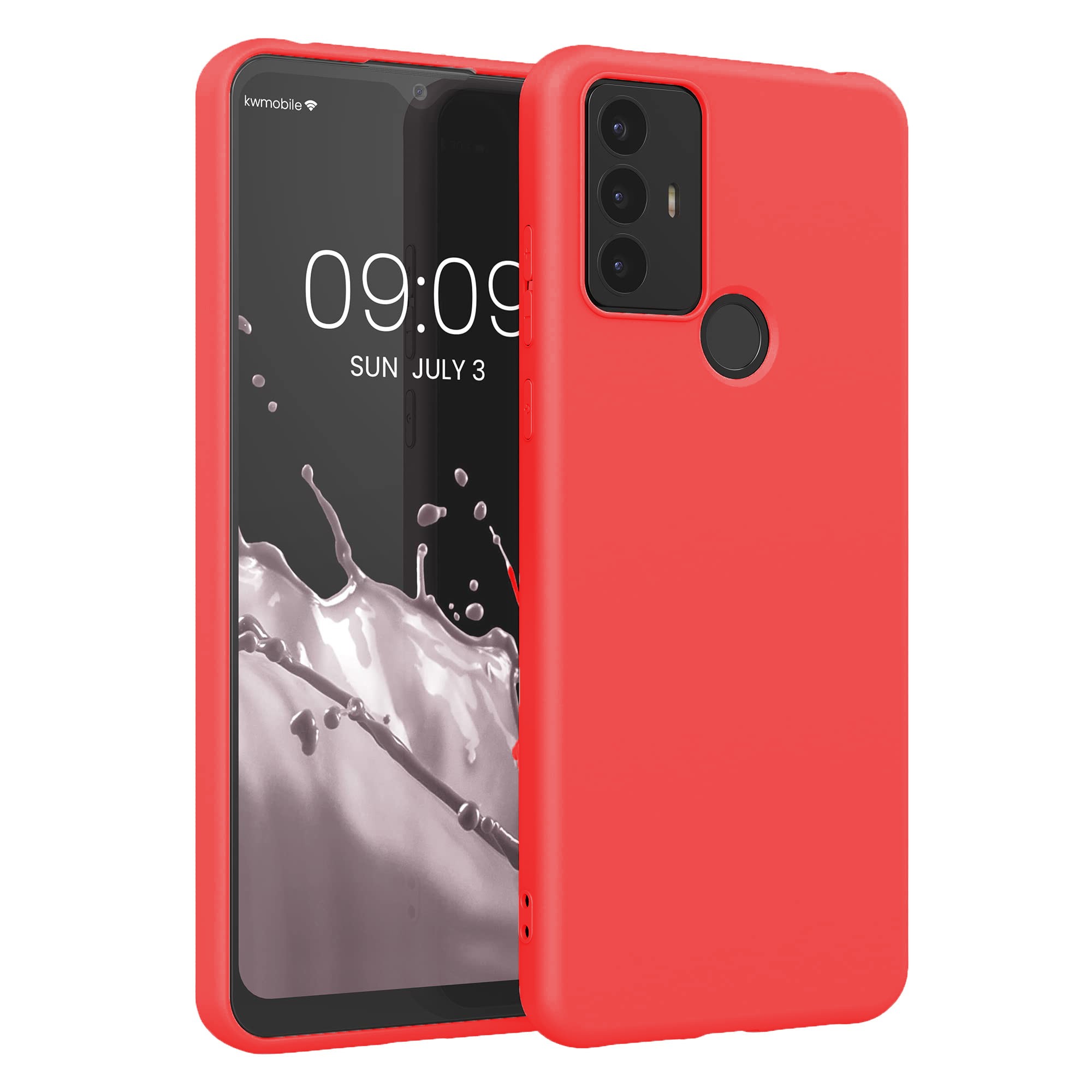 Forcell TCL 306 / 305 / 30 SE / 30 E Matt Θήκη Σιλικόνης - Red