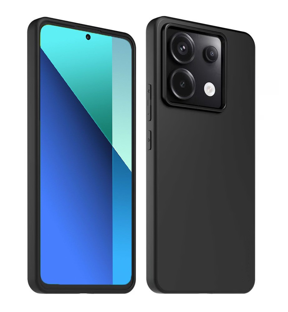 Forcell Xiaomi Redmi Note 13 4G Soft Touch Θήκη Σιλικόνης - Black