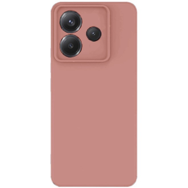 Forcell Xiaomi Redmi 13 4G Soft Touch Θήκη Σιλικόνης - Brown