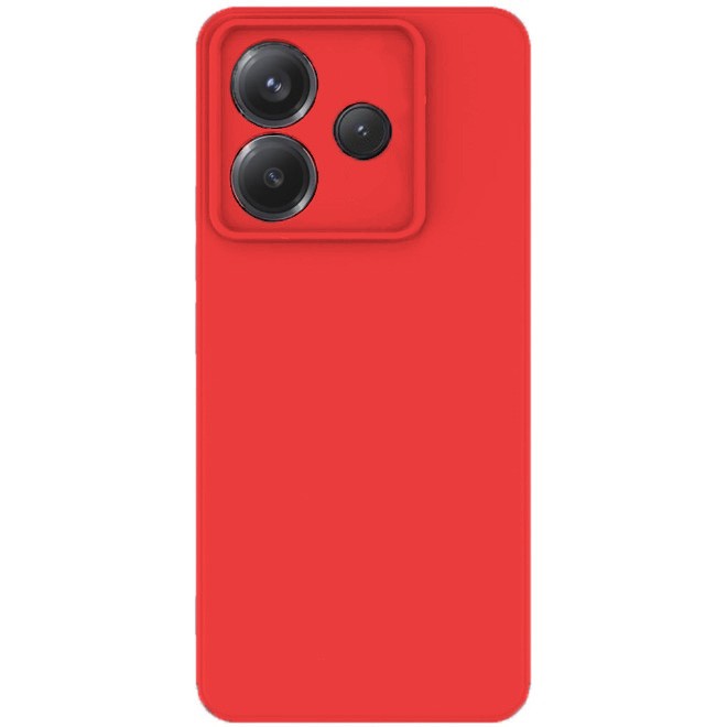 Forcell Xiaomi Redmi 13 4G Soft Touch Θήκη Σιλικόνης - Red