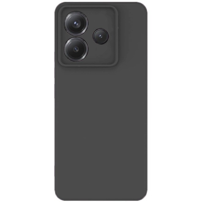 Forcell Xiaomi Redmi 13 4G Soft Touch Θήκη Σιλικόνης - Black