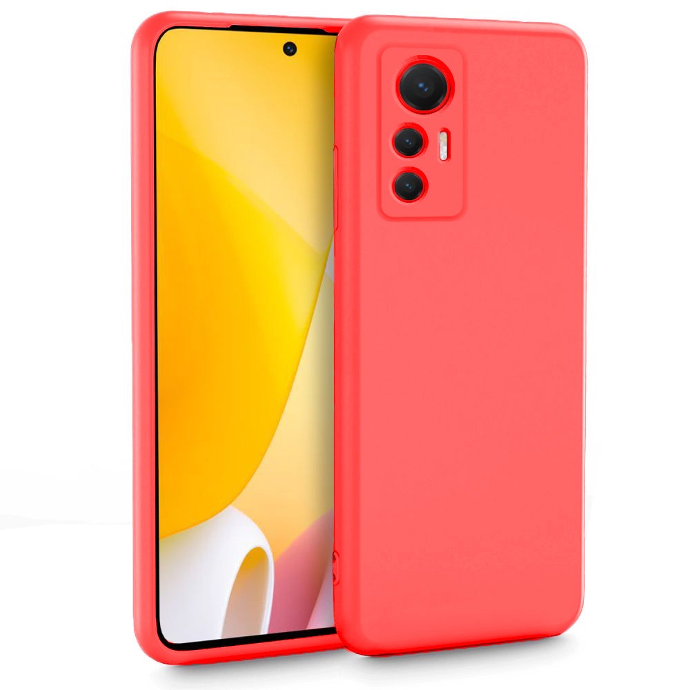 Forcell Xiaomi 12 / 12X Soft Touch Θήκη Σιλικόνης - Red