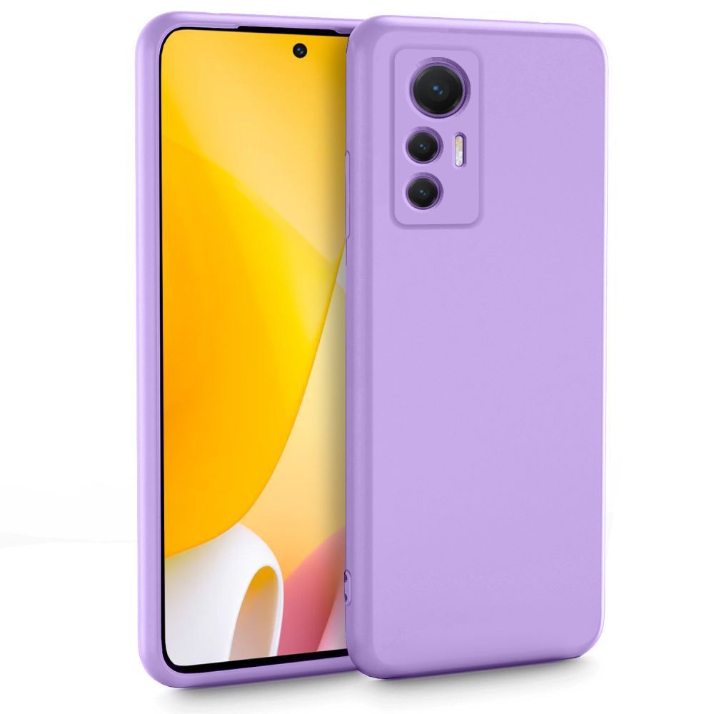 Forcell Xiaomi 12 / 12X Soft Touch Θήκη Σιλικόνης - Purple