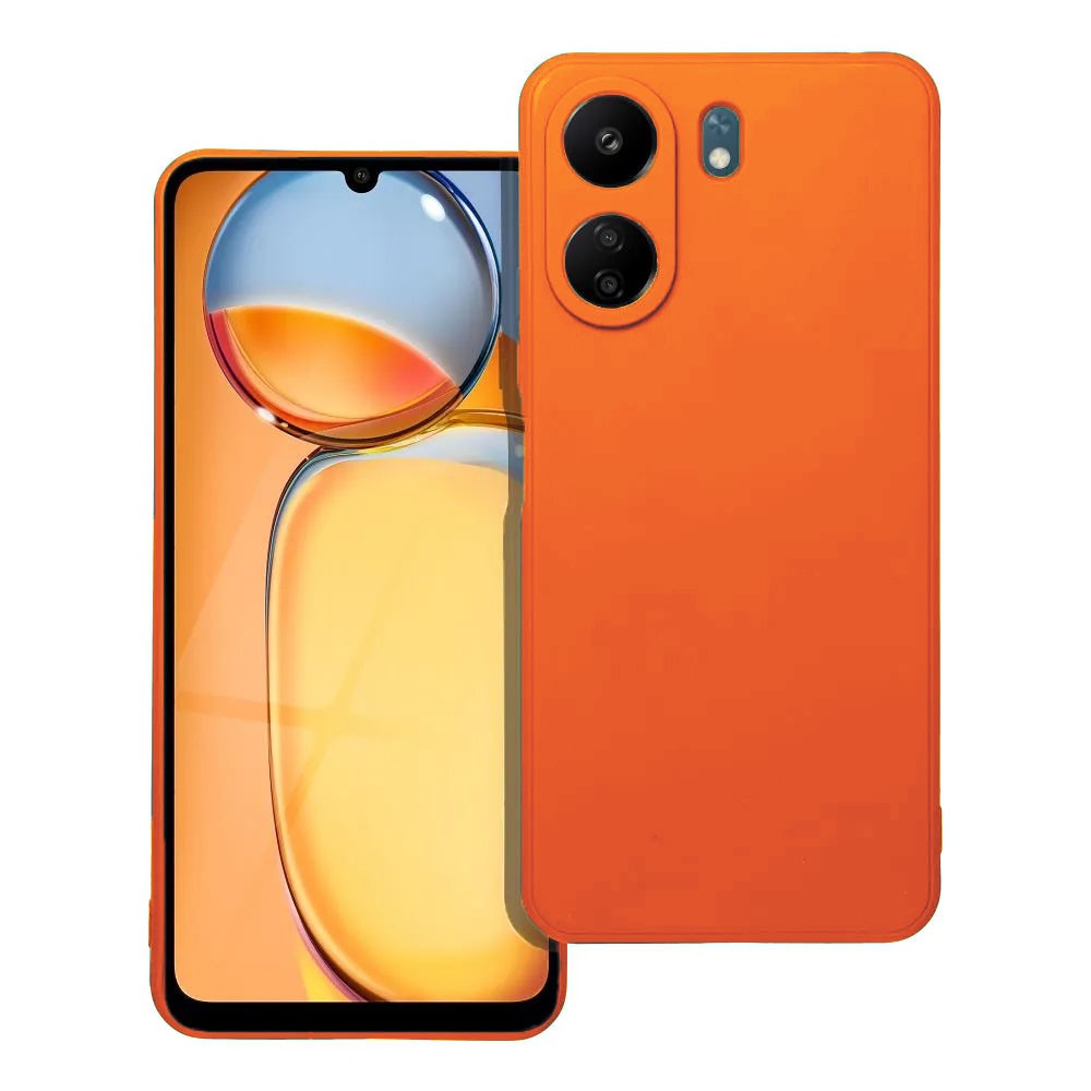 Forcell Xiaomi Poco C65 / Xiaomi Redmi 13C 4G Matt Θήκη Σιλικόνης - Orange