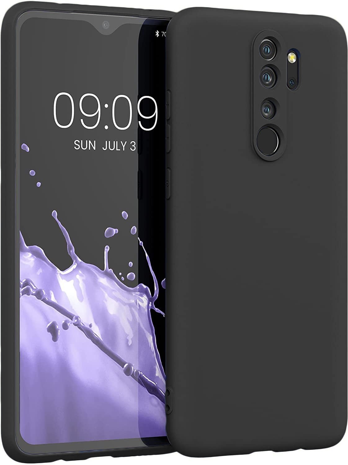 Xiaomi Redmi Note 8 Pro Θήκη Σιλικόνης Μαύρη Matt Silicone Case Black