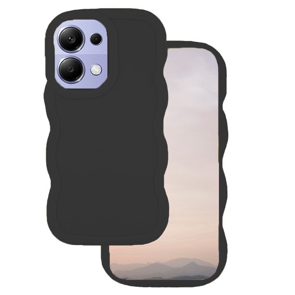 Forcell Xiaomi Redmi Note 13 Pro 4G / Poco M6 Pro 4G Candy Θήκη Σιλικόνης - Black