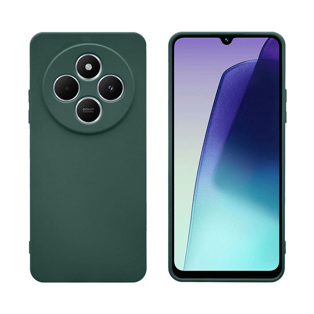 Forcell Xiaomi Redmi 14C / Poco C75 Matt Θήκη Σιλικόνης - Green