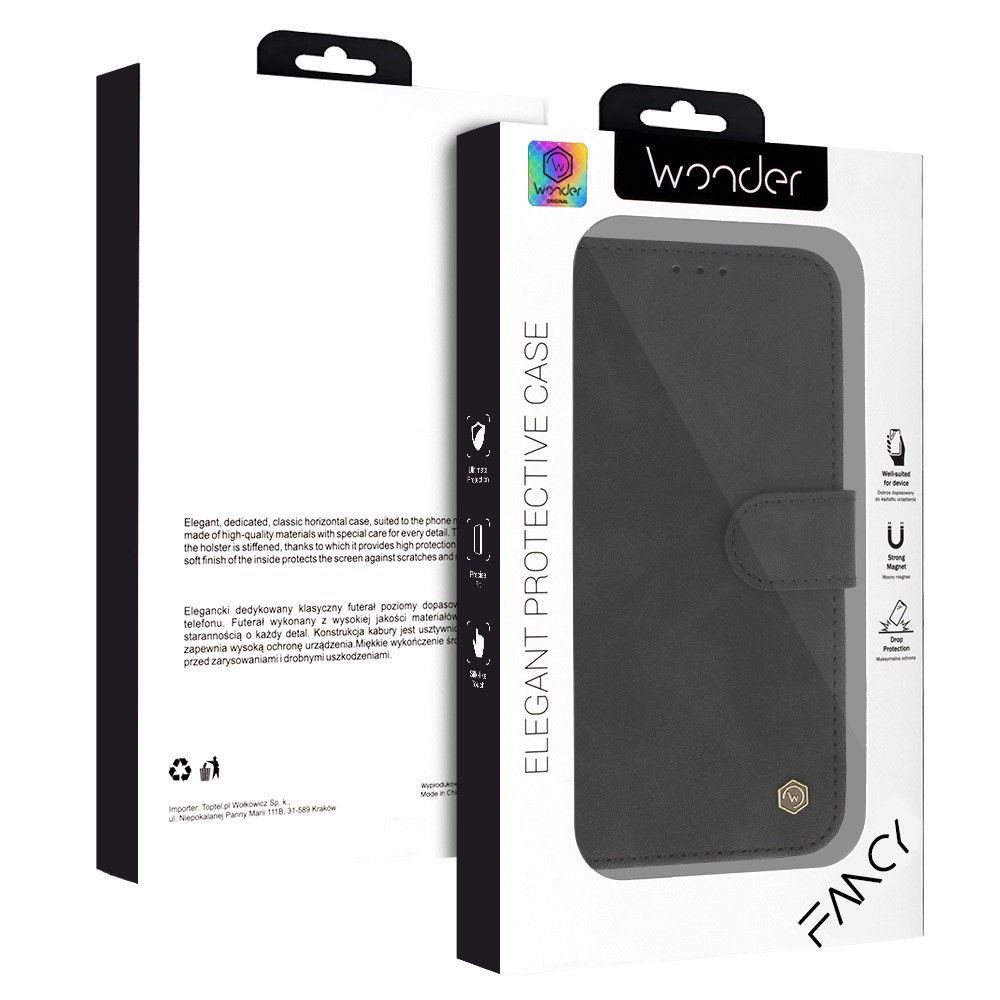 Wonder Xiaomi Redmi Note 13 Pro Plus 5G Fancy Elegant Θήκη Βιβλίο - Black