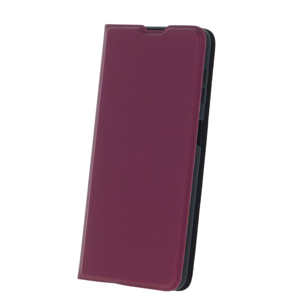 Tel1 Xiaomi Redmi Note 13 Pro 4G / Poco M6 Pro 4G Smart Soft Θήκη Βιβλίο - Burgundy