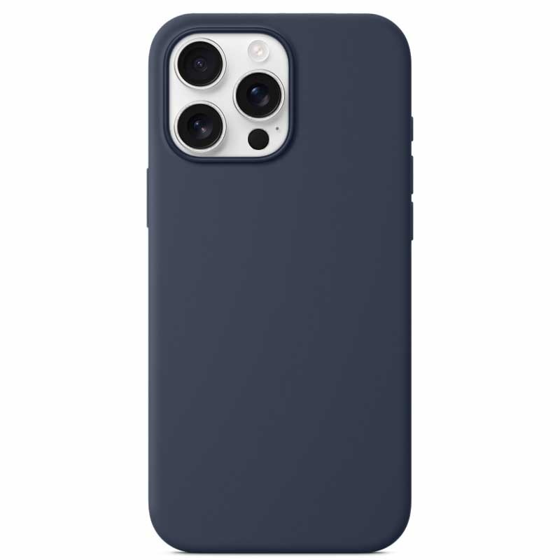 Forcell iPhone 16 Pro Max Soft Touch Θήκη Σιλικόνης - Blue