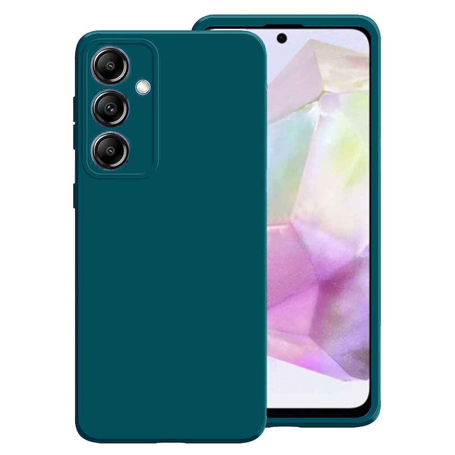 Forcell Samsung Galaxy A55 5G Soft Touch Θήκη Σιλικόνης - Petrol