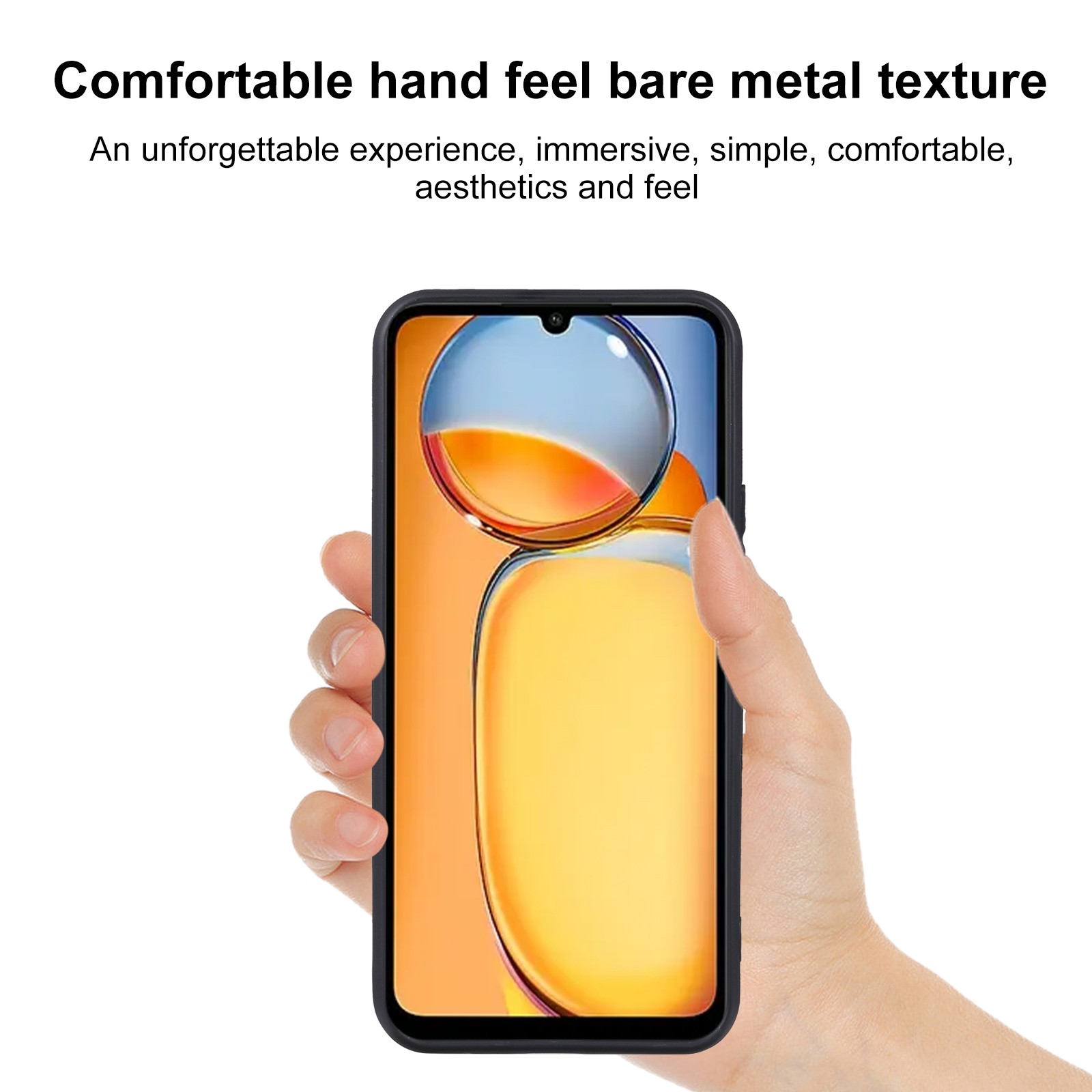 Forcell Xiaomi Redmi 14C 4G / Poco C 75 Θήκη Σιλικόνης - Black