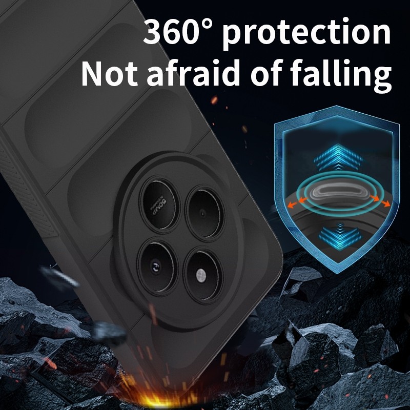 Techsuit Xiaomi Redmi 14C / Poco C75 Magic Shield Θήκη Σιλικόνης - Dark Green
