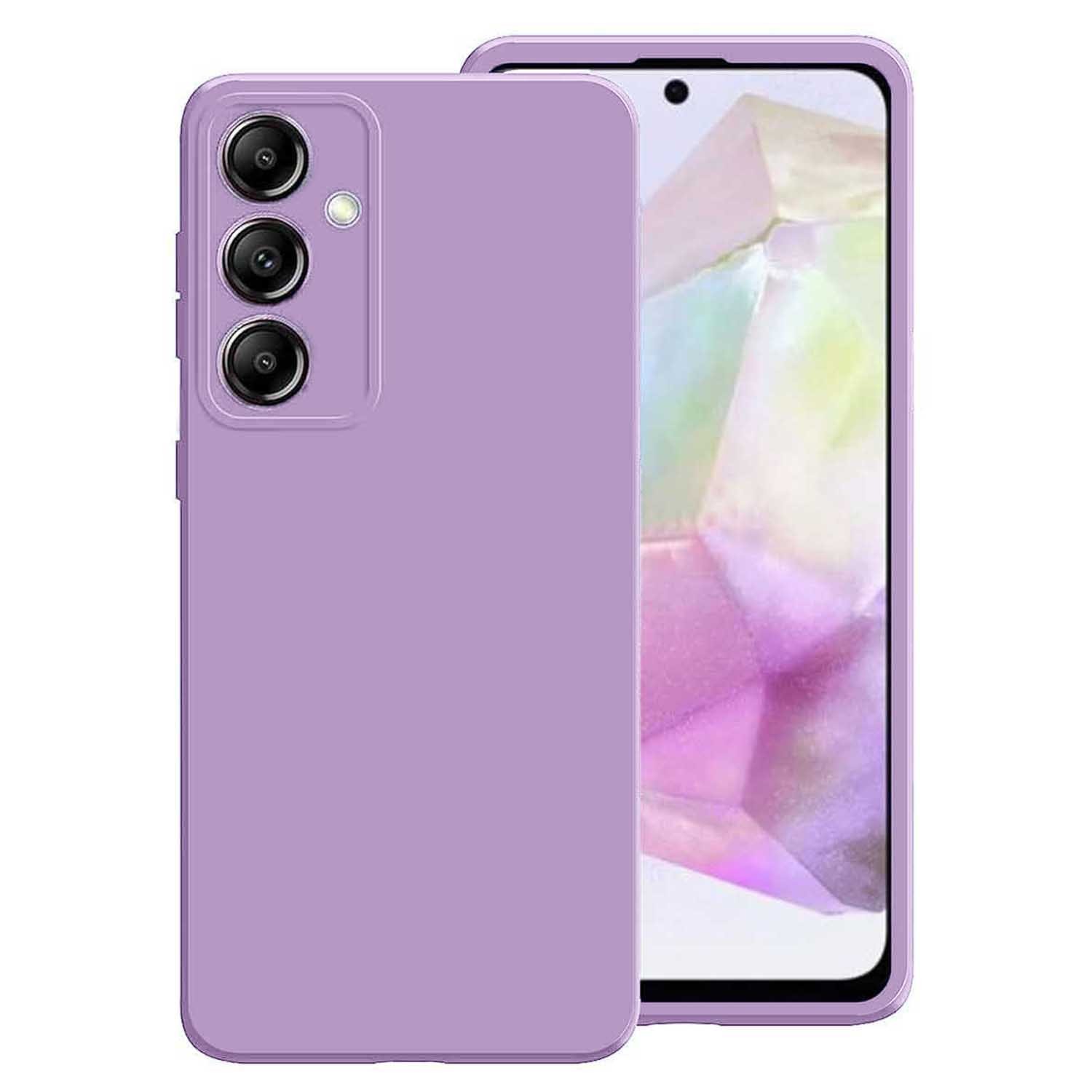 Forcell Samsung Galaxy S24 5G Soft Touch Θήκη Σιλικόνης - Purple