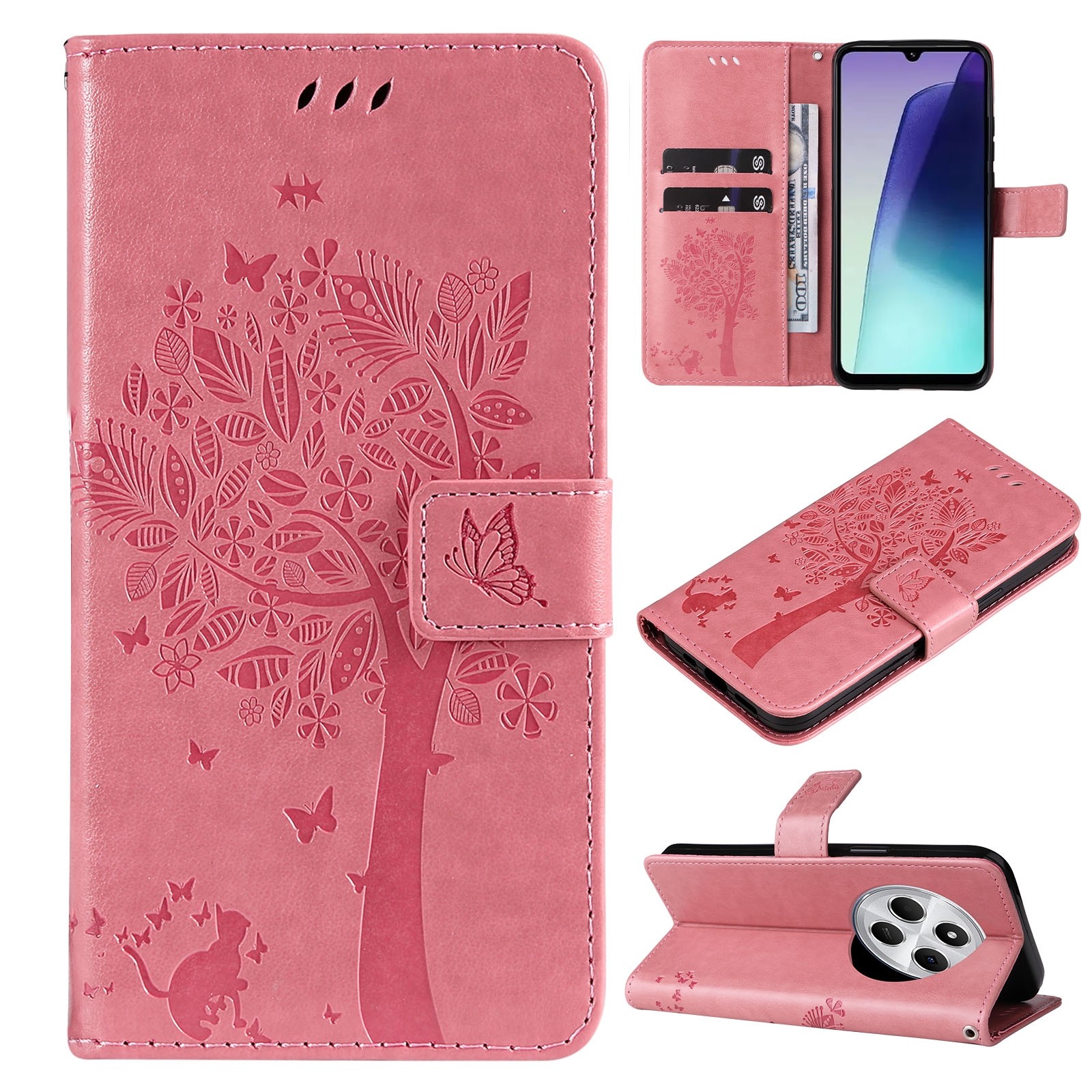 Tel1 Xiaomi Redmi 14C 4G Embossed Flip Θήκη Βιβλίο με Σχέδιο