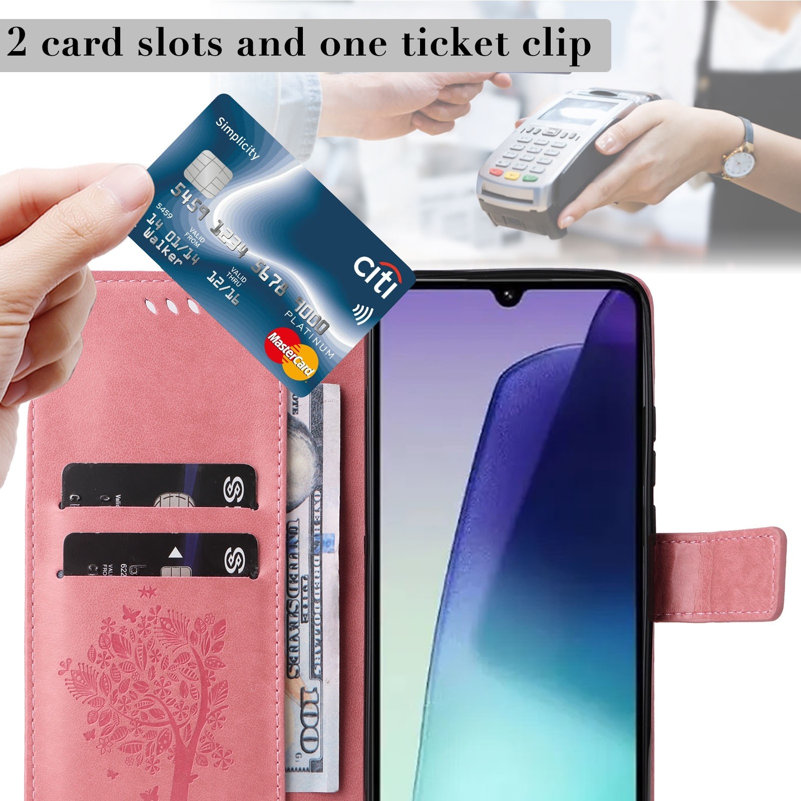 Tel1 Xiaomi Redmi 14C 4G Embossed Flip Θήκη Βιβλίο με Σχέδιο