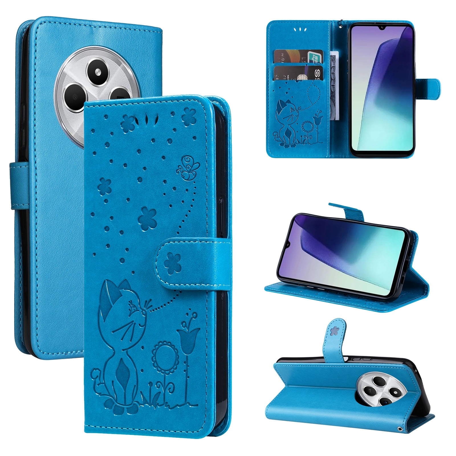 Tel1 Xiaomi Redmi 14C 4G Embossed Flip Θήκη Βιβλίο με Σχέδιο