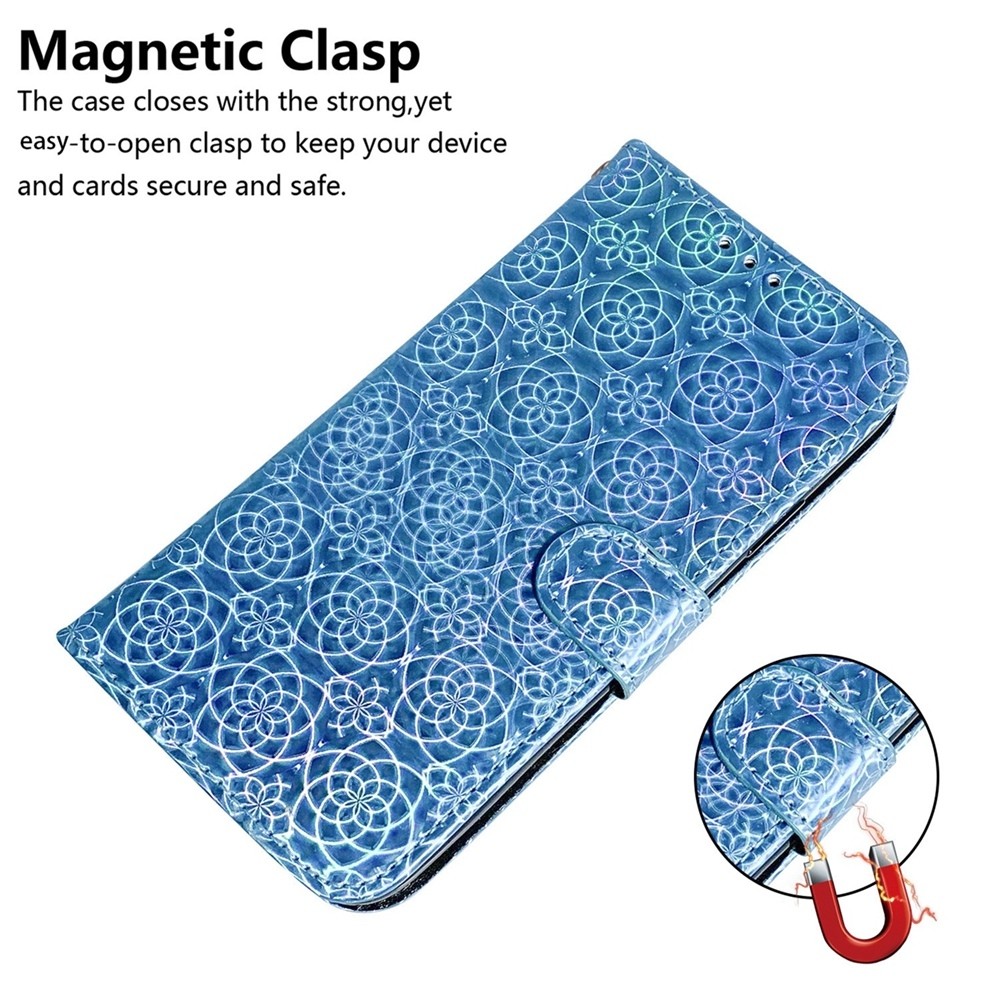 Tel1 Xiaomi Redmi 14C 4G / Poco C75 Colorful Magnetic Buckle Θήκη Βιβλίο - Blue