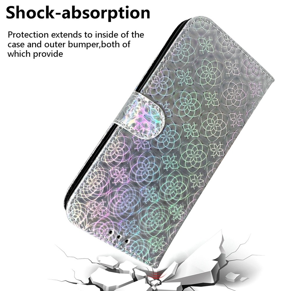 Tel1 Xiaomi Redmi 14C 4G / Poco C75 Colorful Magnetic Buckle Θήκη Βιβλίο - Silver